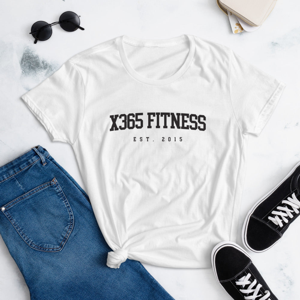 X365 Fitness Women's short sleeve t-shirt black print